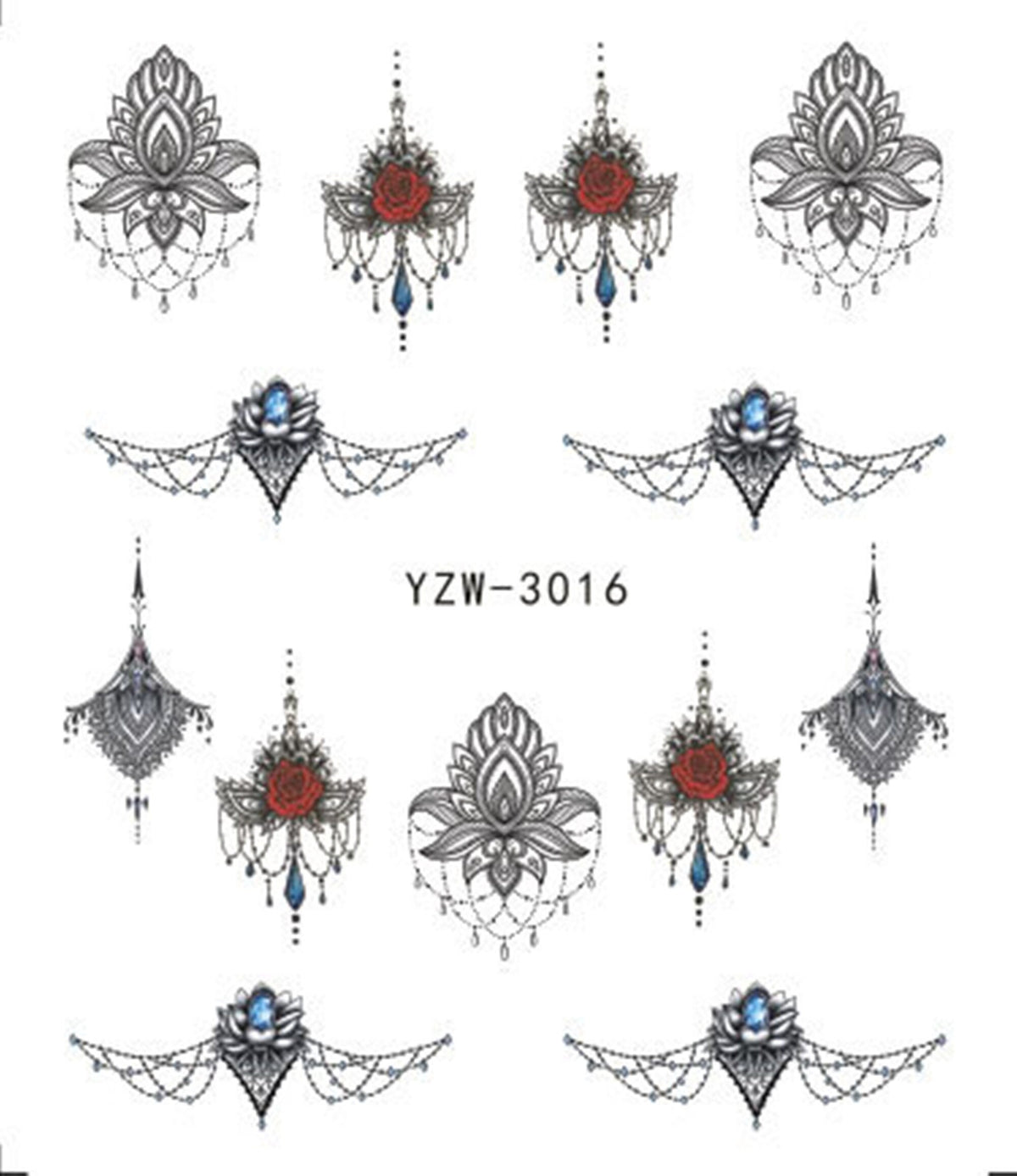 Nail Decal YZW3016