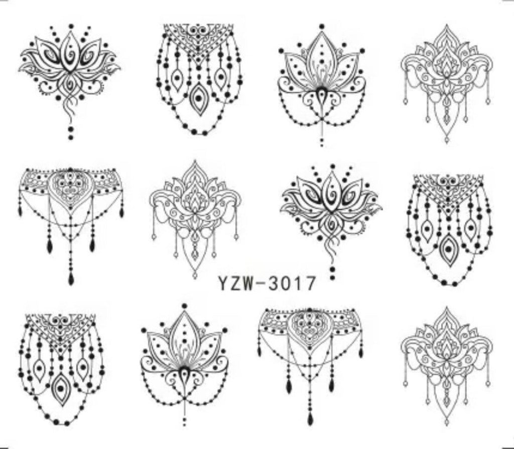 Nail Decal YZW3017