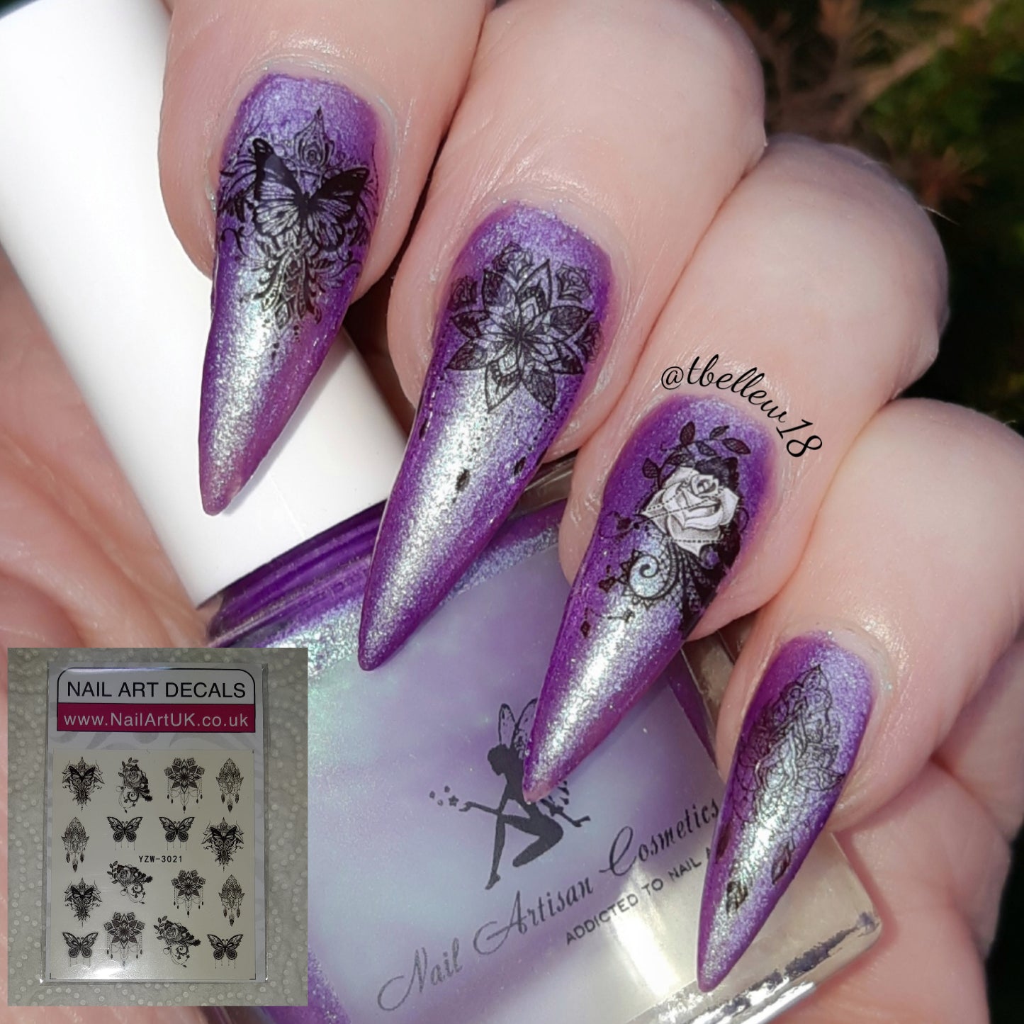 Nail Decal YZW3021