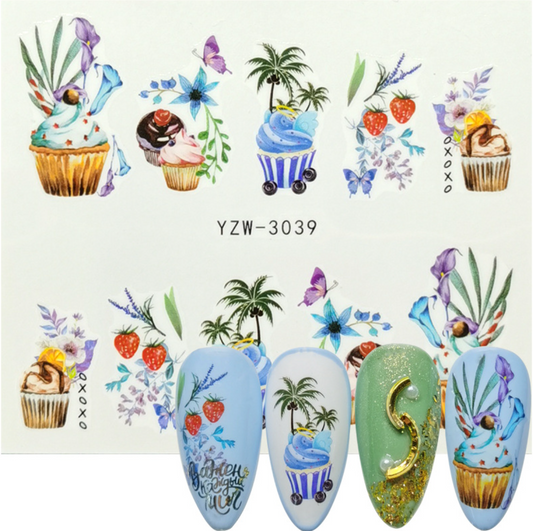 Nail Decal YZW3039
