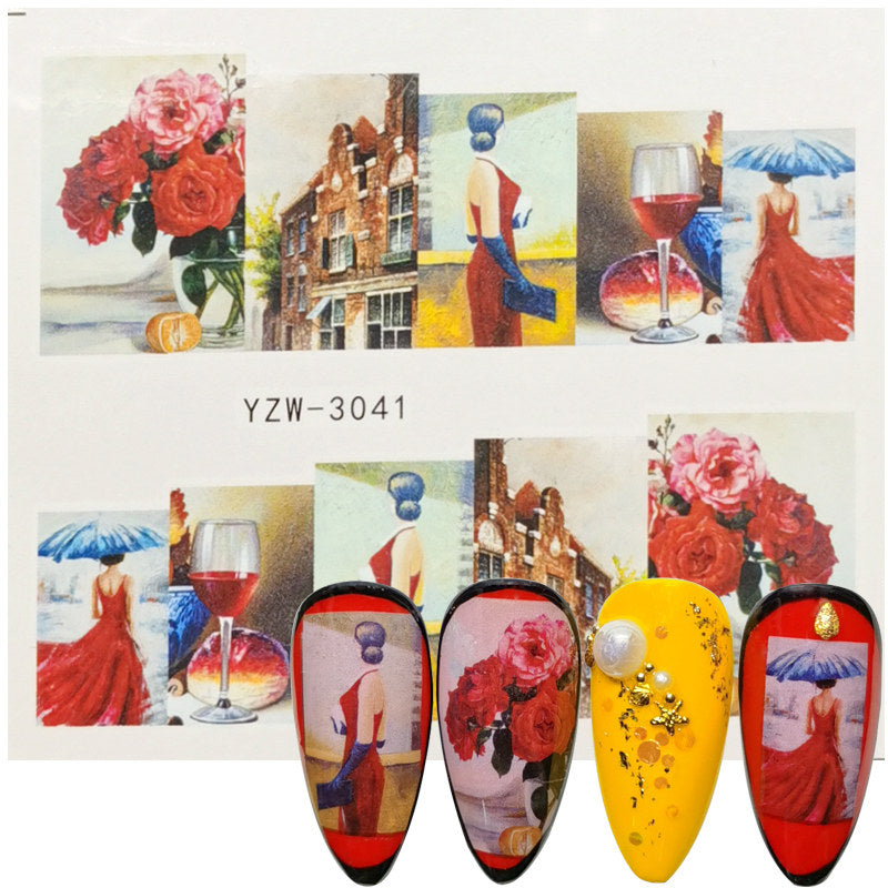 Nail Decal YZW3041