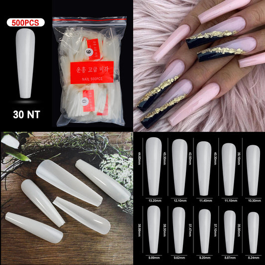 Nail Tips ( 500pcs/Packet ) natural
