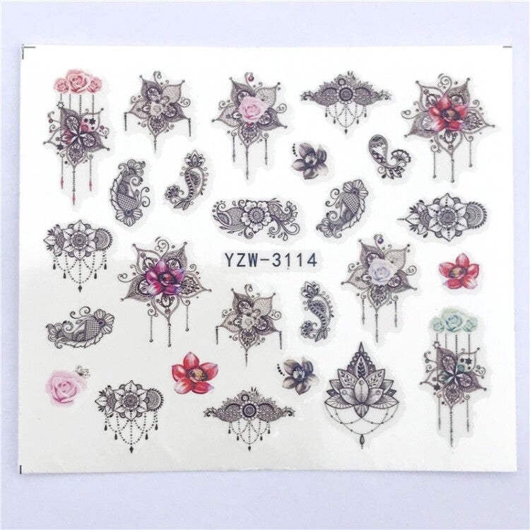 Nail Decal YZW3114