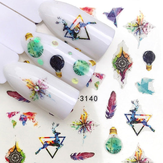 Nail Decal YZW3140