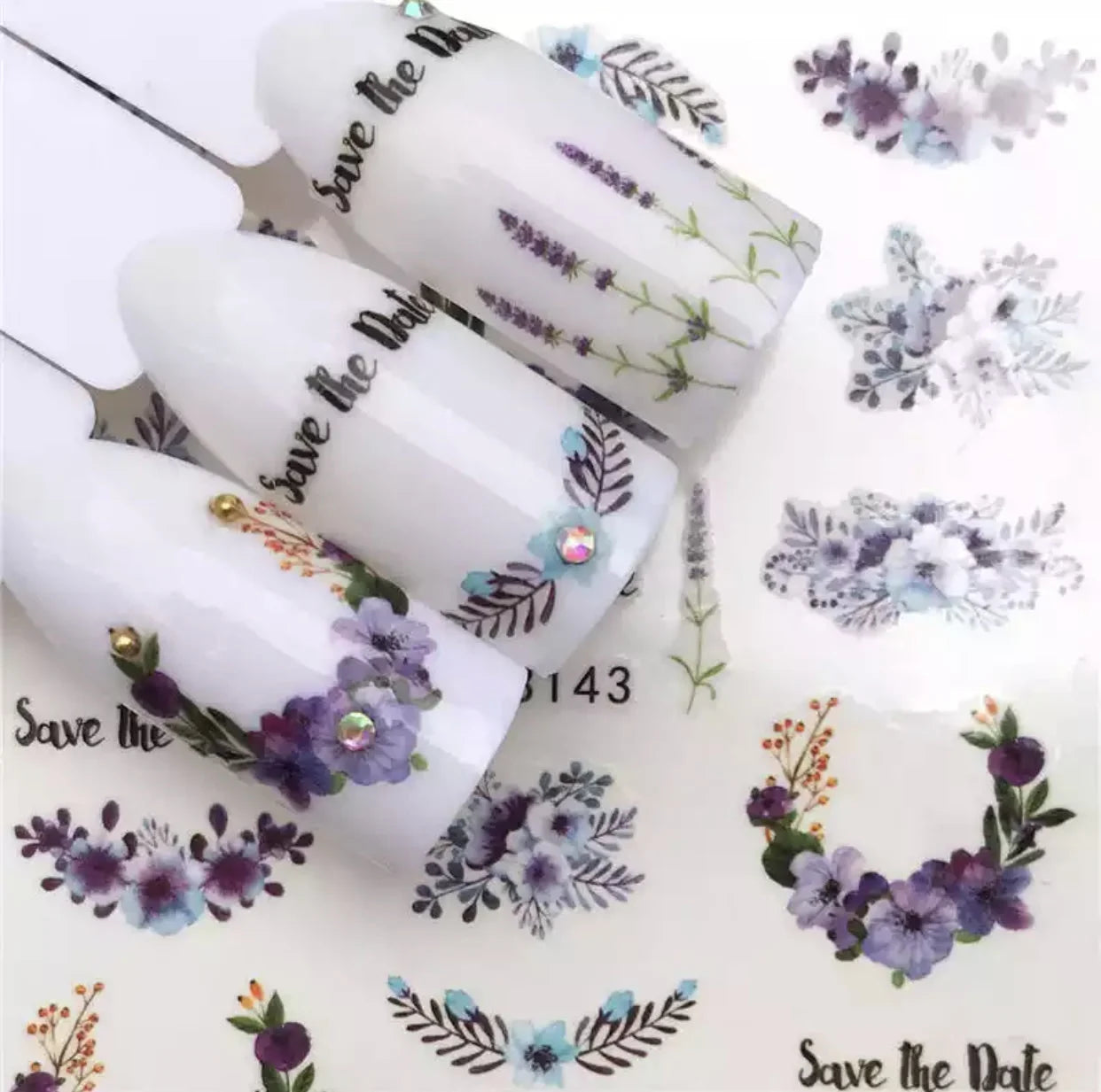 Nail Decal YZW3143