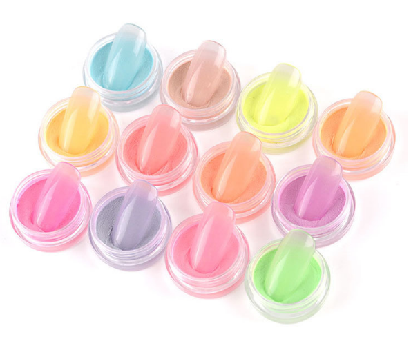 Glow In the dark powder 12pcs