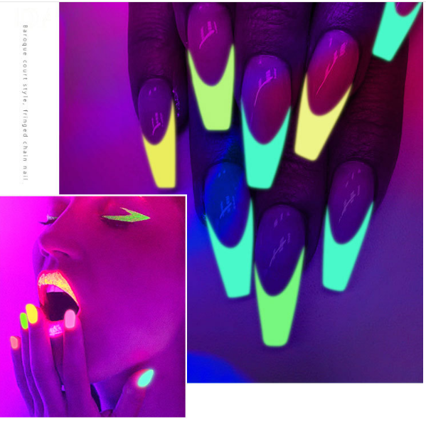Glow In the dark powder 12pcs
