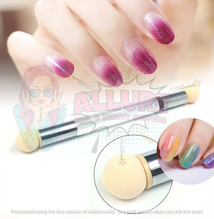 Double sided Ombre Sponge Tool Set -Clear - No silicone end