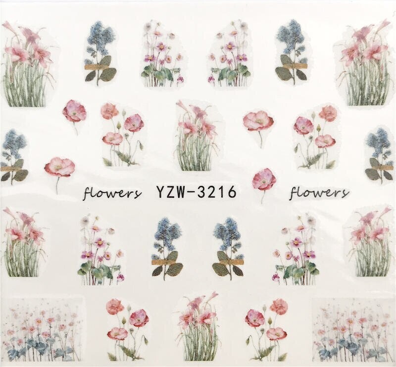 Nail Decal YZW3216