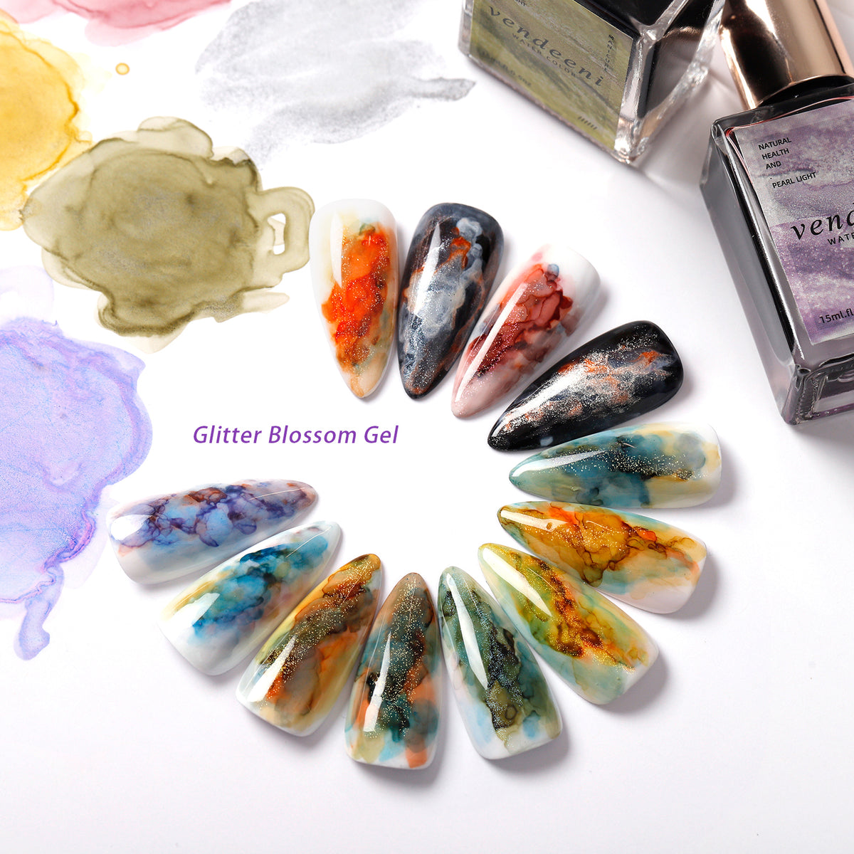 Glitter Blossom Nail Ink
