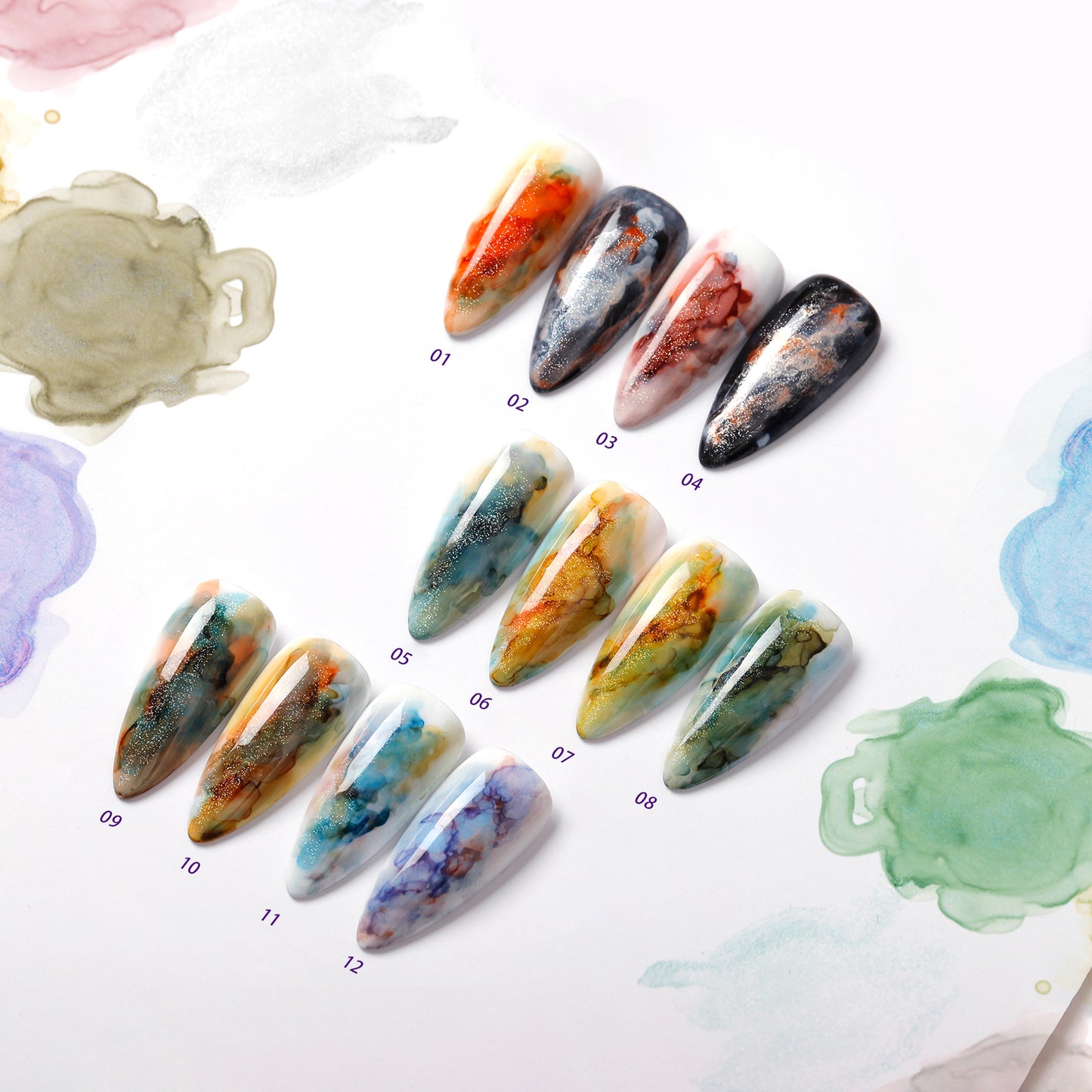Glitter Blossom Nail Ink