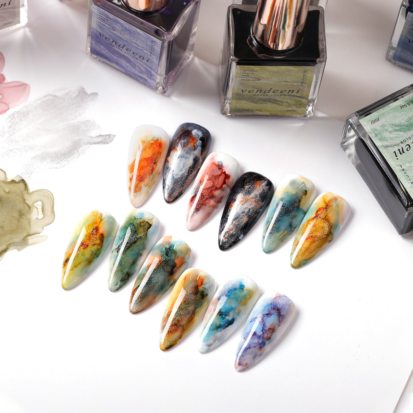 Glitter Blossom Nail Ink