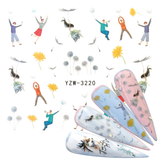 Nail Decal YZW3220
