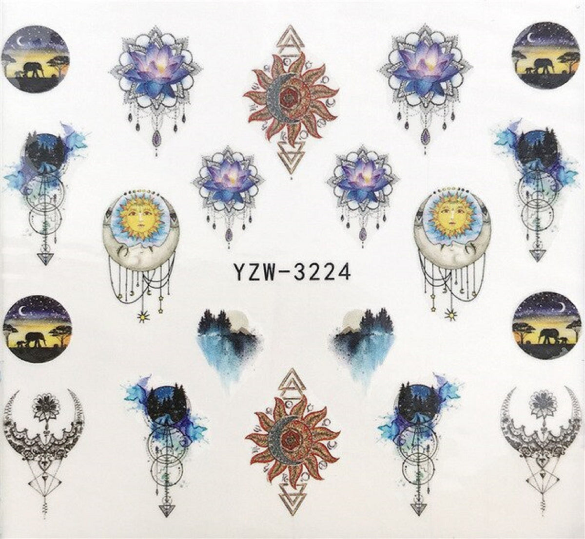 Nail Decal YZW3224