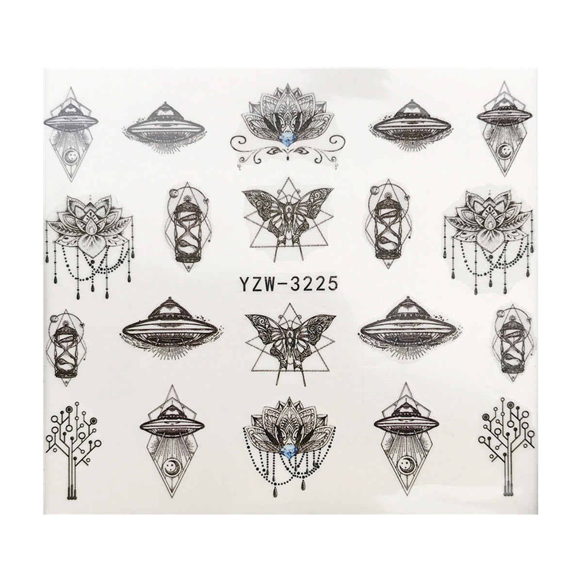 Nail Decal YZW3225