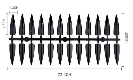 Salon Stiletto Display Nail 240#
