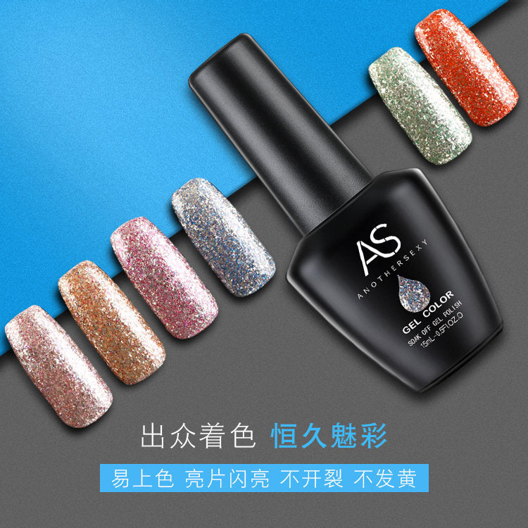 AS UV/LED Gel Polish 15ml - Platinum