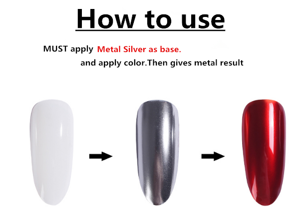 AS Gel Polish Metallic 15ml Set