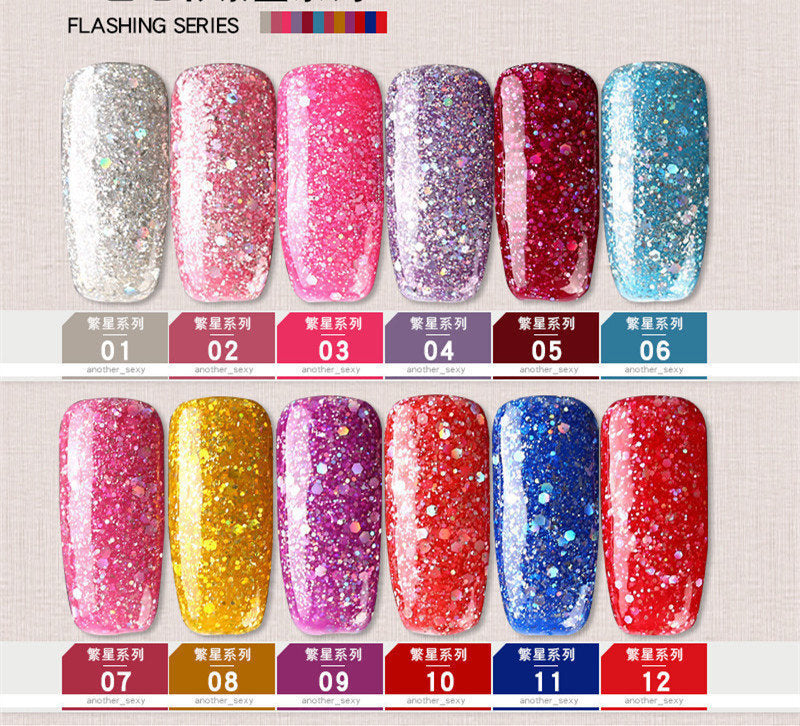 AS UV/LED Gel Polish 15ml - Star Set 6pcs