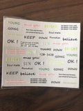 Decal YZW3438