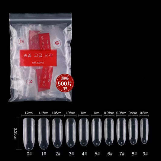 Nail Tips ( 500pcs/Packet ) clear
