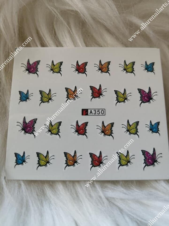 Butterfly Nail Decal Range 337-360