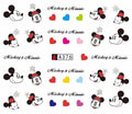 Nail Decal cartoon mouse A376
