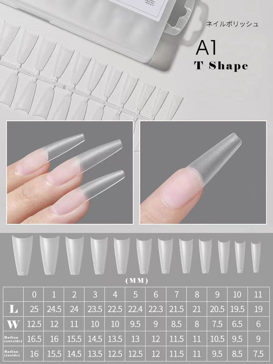 A1 Long T Shape Half Soft Tips 240pcs