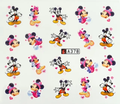 Nail Decal cartoon mouse A378