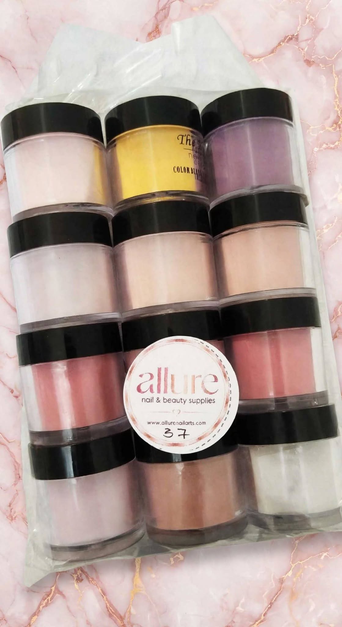 Allure 12pc Acrylic Powder Set No 37