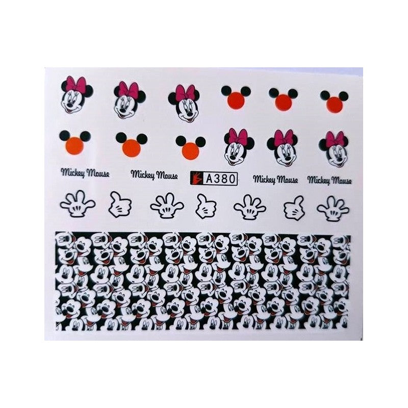 Nail Decal cartoon mouse A380