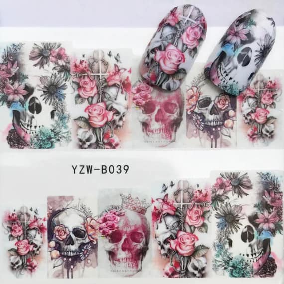 Sugar Skull Decal YZWB039