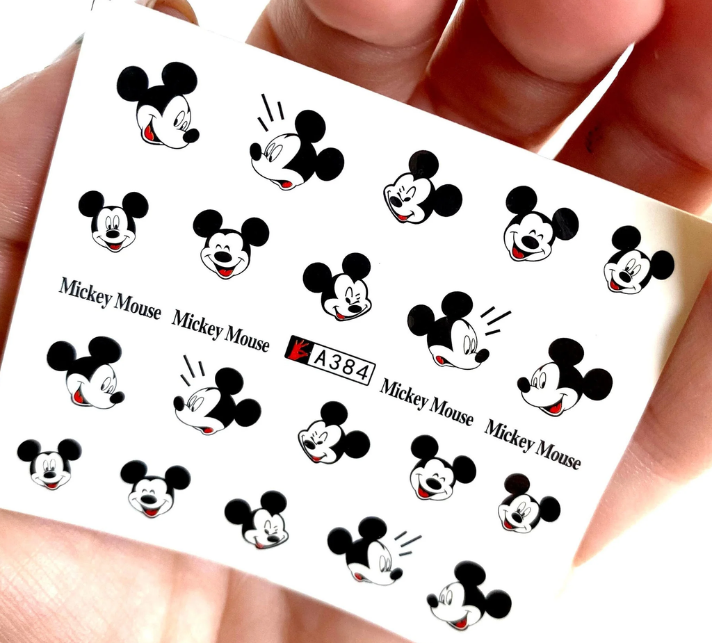 Nail Decal cartoon mouse A384