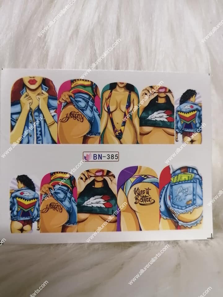 Fun Pop Art Nail Decal