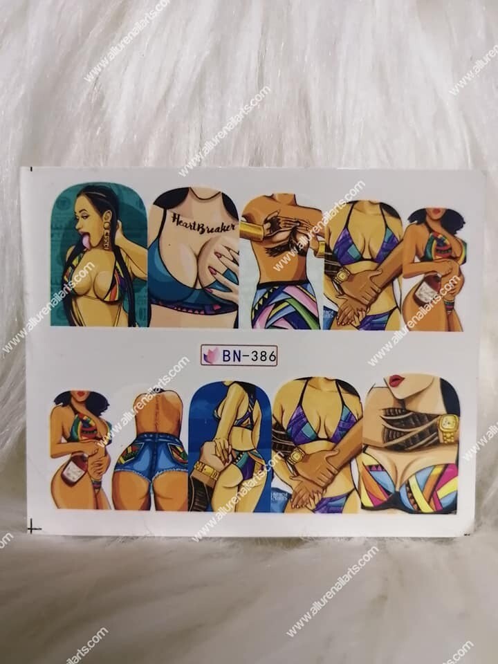 Fun Pop Art Nail Decal