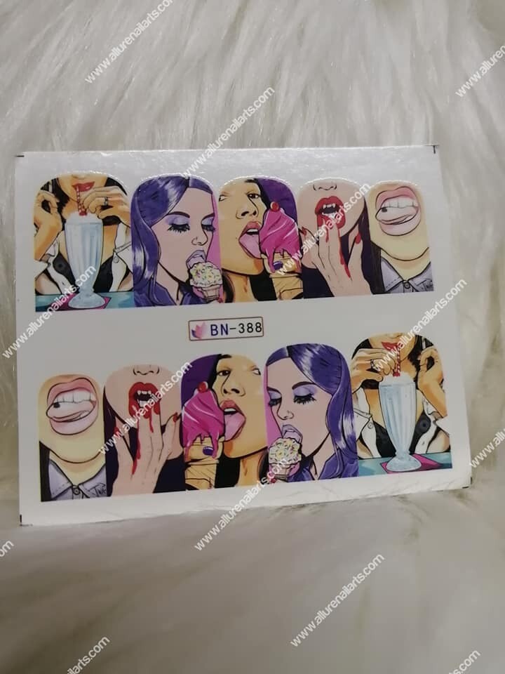 Fun Pop Art Nail Decal