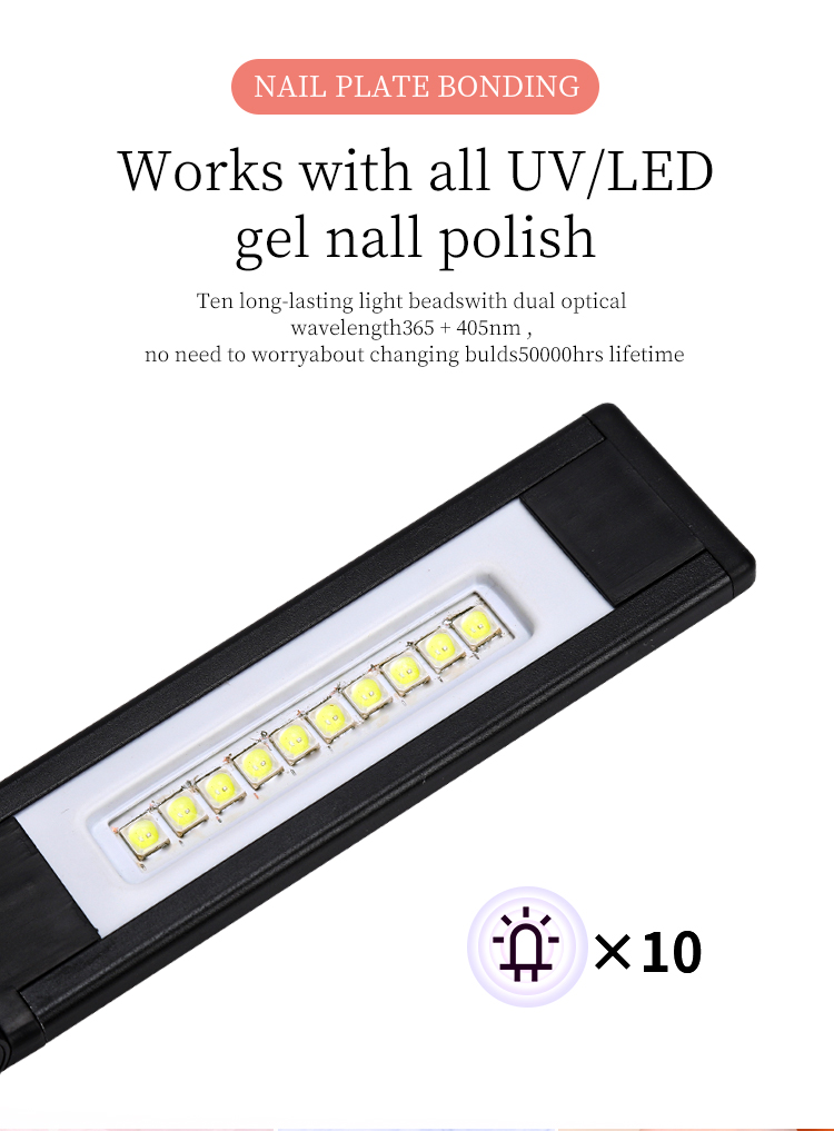 Desk Table UV&LED Nail Lamp 10W