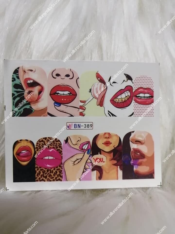Fun Pop Art Nail Decal