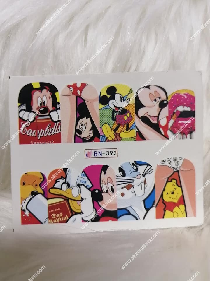 Fun Pop Art Nail Decal