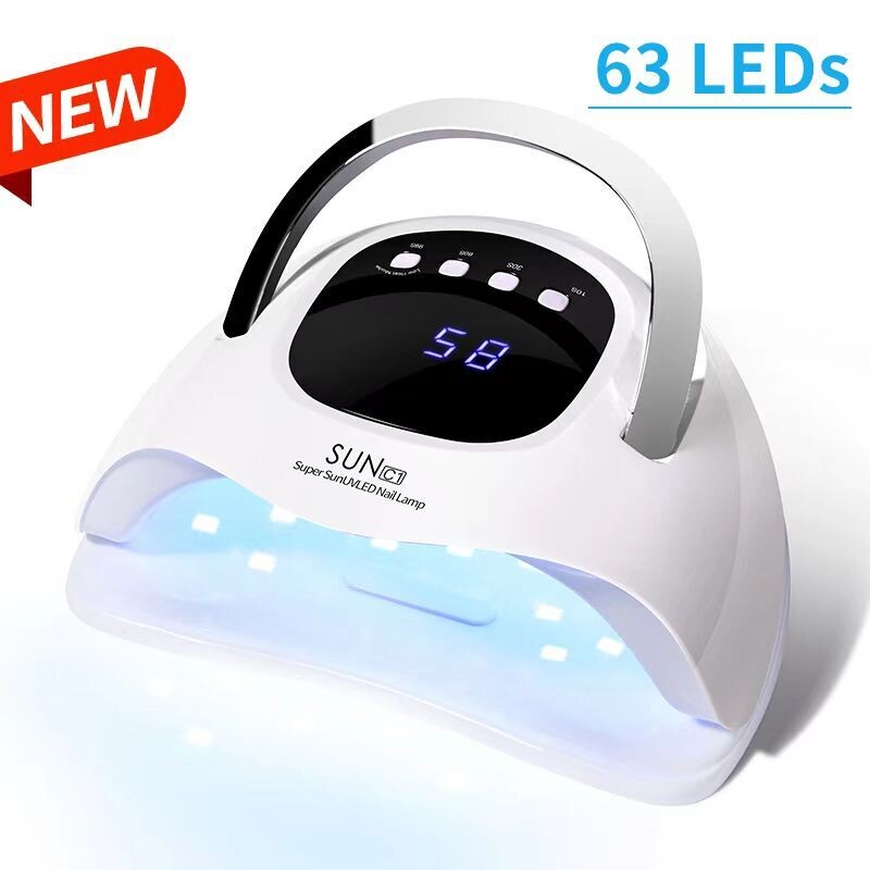 Sun C1 Gel Polish LED Nail  Lamp 288W ( 63 LED Beads )