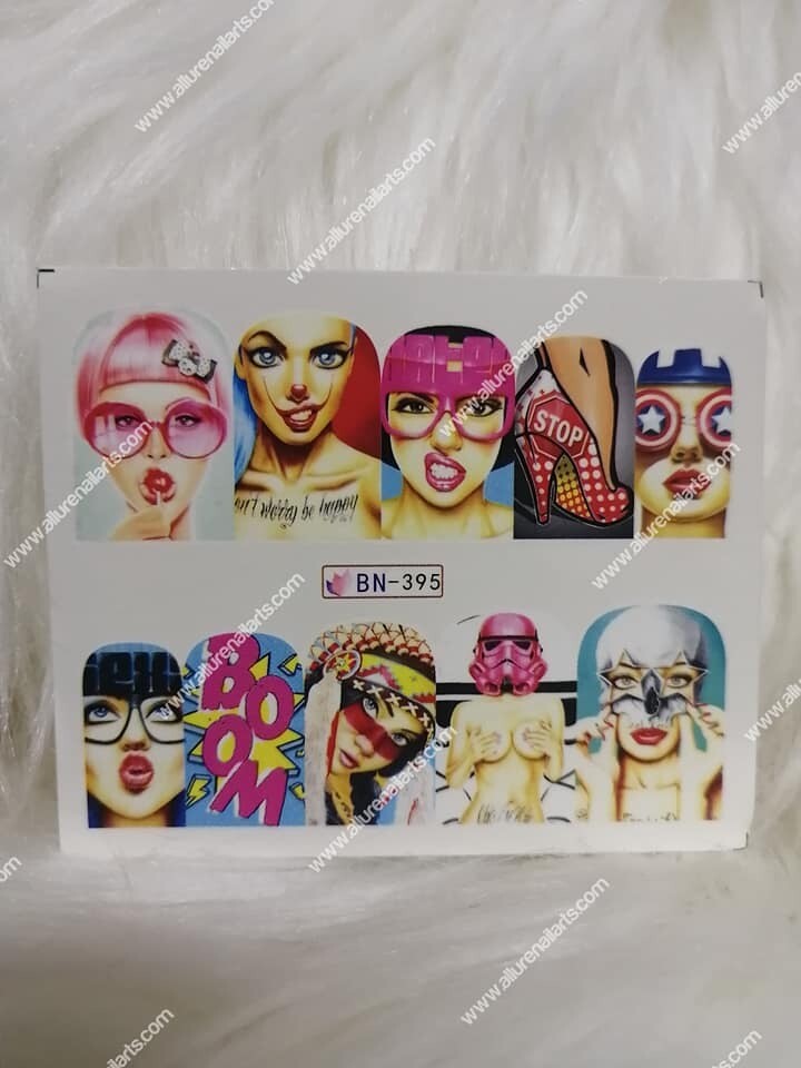 Fun Pop Art Nail Decal