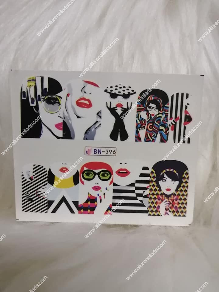 Fun Pop Art Nail Decal