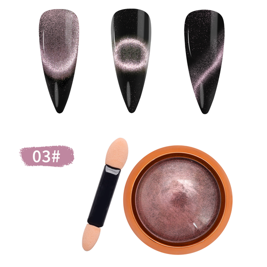 Nail 9D Cat eye Chrome No 3