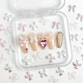 Bow Resin Nail Art Decoration 10 pcs