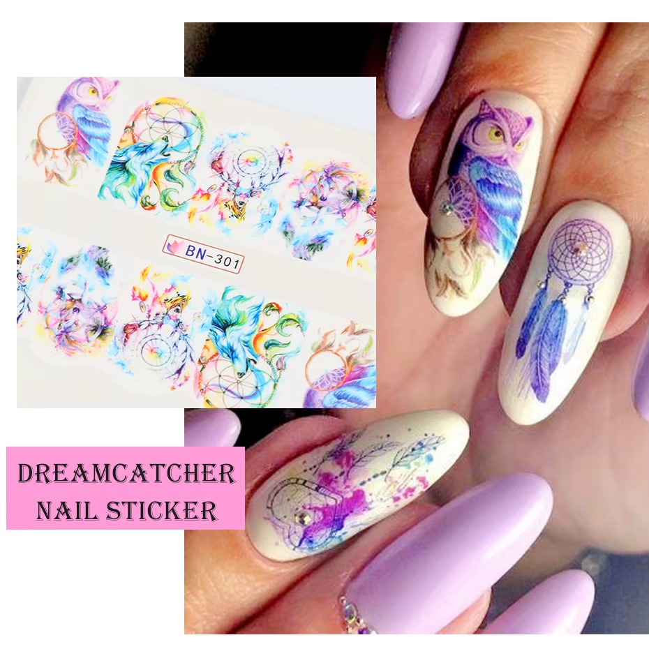 Dreamcatcher Nail art decal