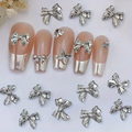 Bow Resin Alloy Nail Art Decoration 5 pcs