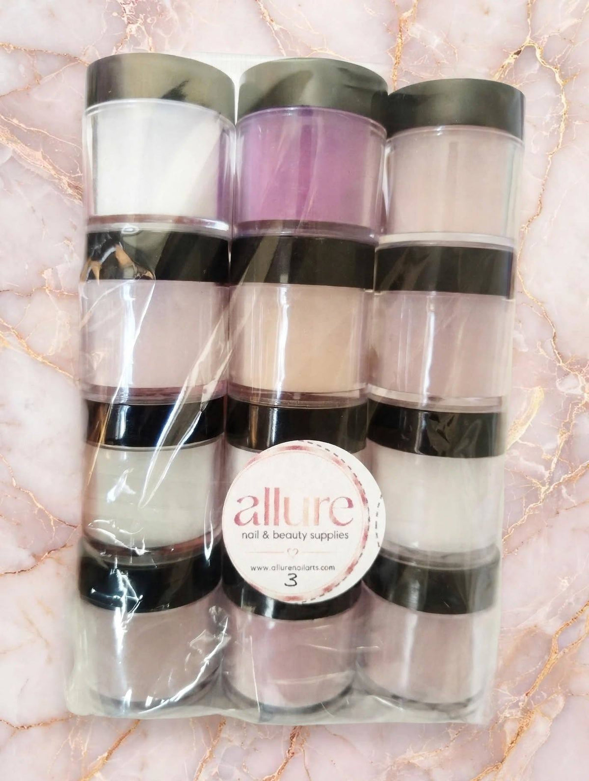 Allure 12pc Acrylic Powder Set No 3