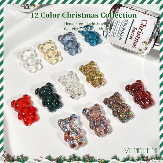 Christmas 12 Colours Set - Free pudo shipping