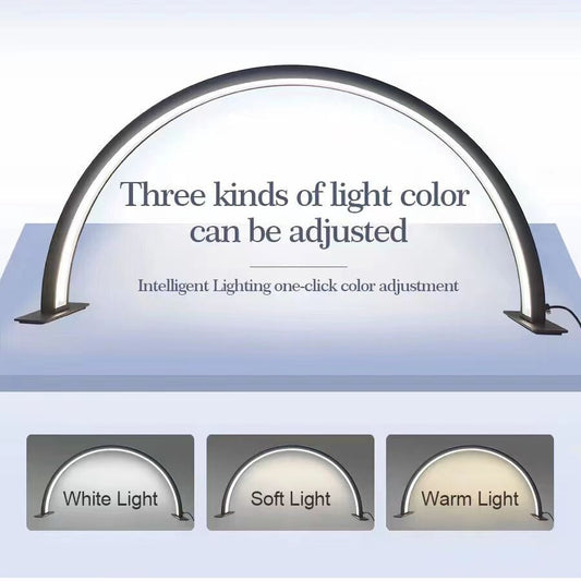 30 Inch LED Moon Light Folding Beauty Lamp Eyebrow Eyelashes Extension Beauty Salon Facials Tattoo