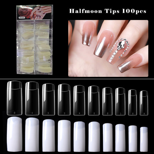 Half moon Tips 100pcs